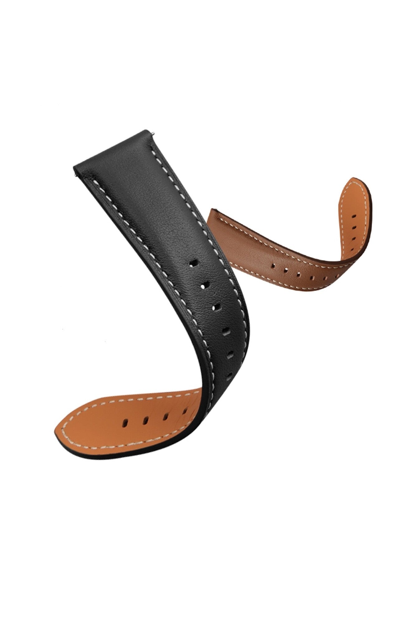 Samsung Galaxy Watch 8 Classic Premium Leather Strap (Black)