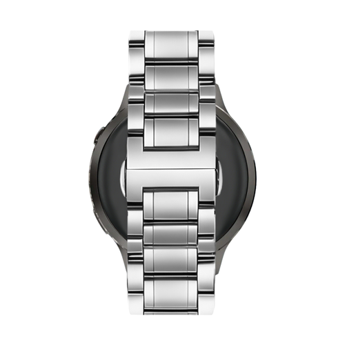 Bandz Garmin Vivoactive 4s Steel Link Strap 'Deluxe' (Silver)