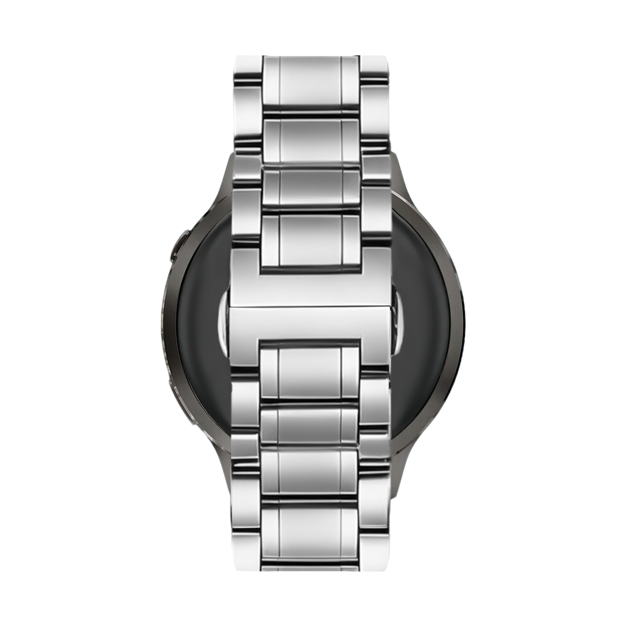 Bandz Garmin Venu 2s stalen schakel band 'Deluxe' (zilver)