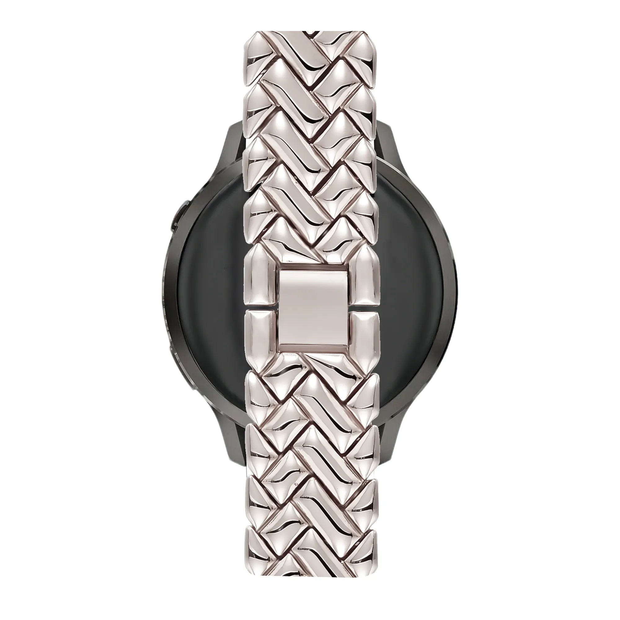 Bandz Garmin Venu 4 - 41mm metalen band 'V-type' (sterrenlicht)