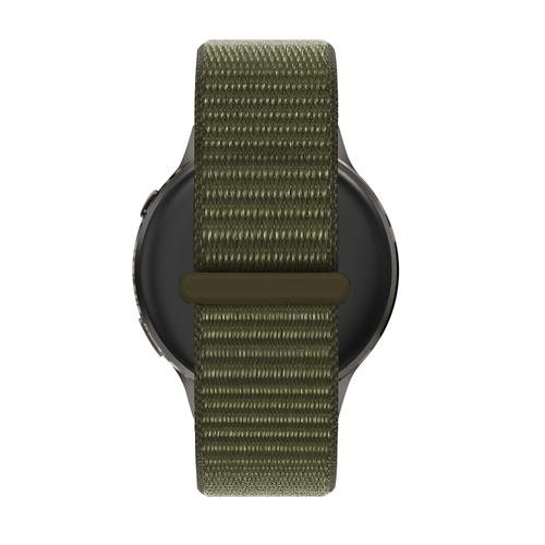 Bandz Garmin Forerunner 265s Nylon Loop Strap (Olive)