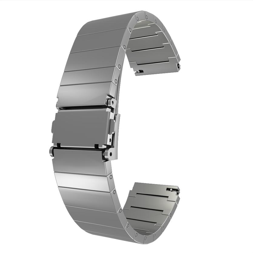 Garmin Vivoactive 4 Premium Titanium Strap (Silver)