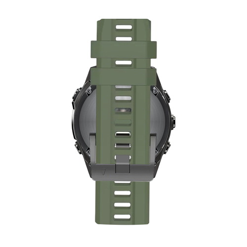 Bandz Garmin Fenix 5s / 6s siliconen band 'Classic' (legergroen)