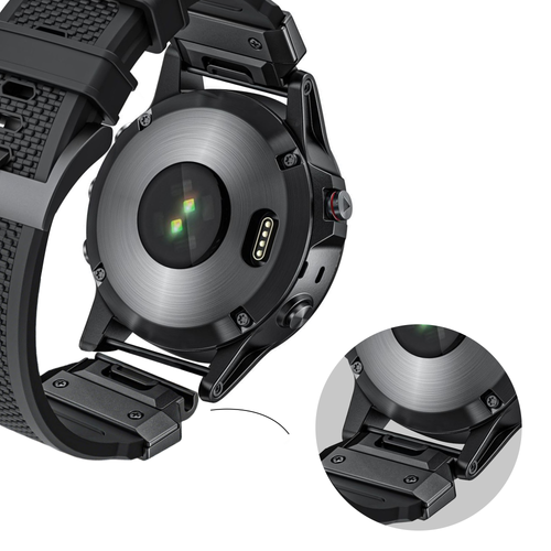 Bandz Garmin Descent Mk2(i) Silicone Strap 'Explorer' (Black)