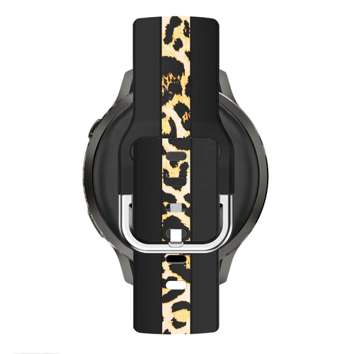 Bandz Garmin Forerunner 70 dual leopard bandje (zwart)