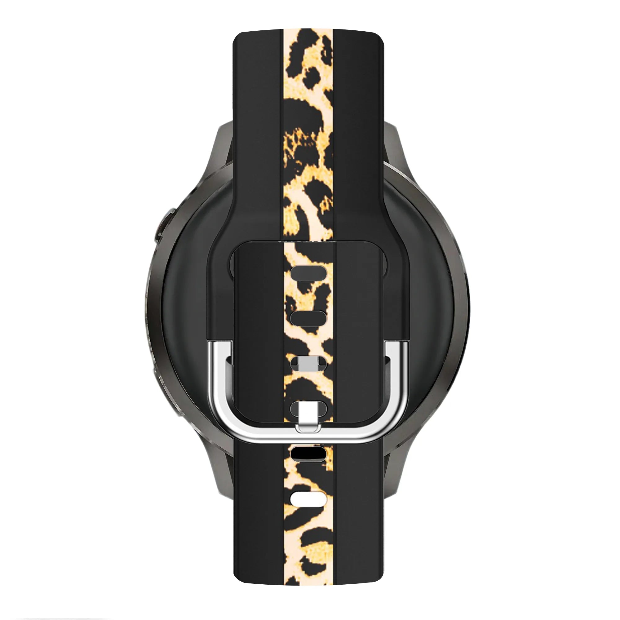 Bandz Garmin Forerunner 70 dual leopard bandje (zwart)