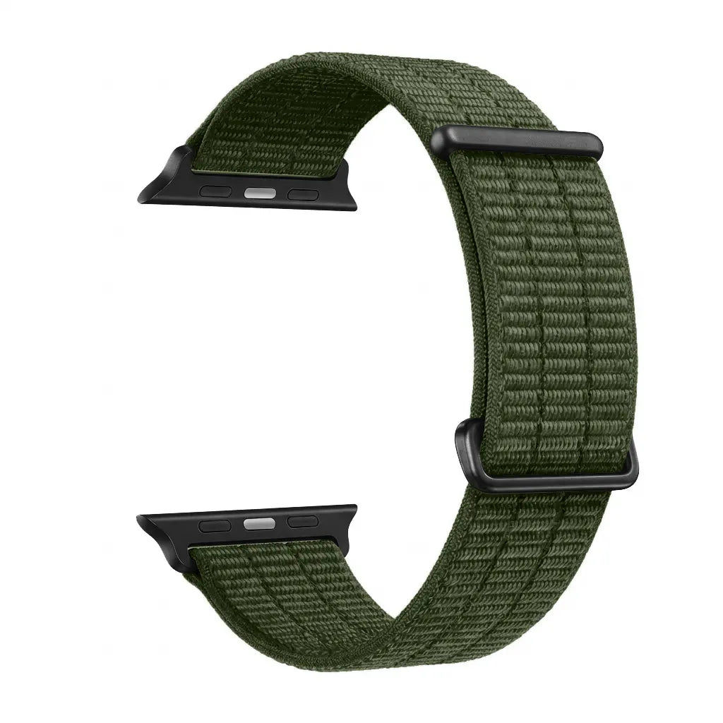 Apple Watch nylon air band (donkergroen)