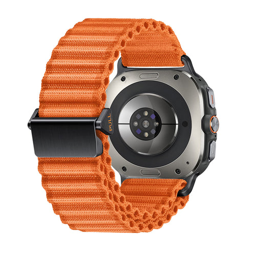 Samsung Galaxy Watch Ultra outdoor nylon bandje (oranje)