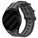Samsung Galaxy Watch 7 - 44mm nylon gesp band (zwart/grijs)