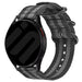 Samsung Galaxy Watch 7 - 40mm nylon gesp band (zwart/grijs)