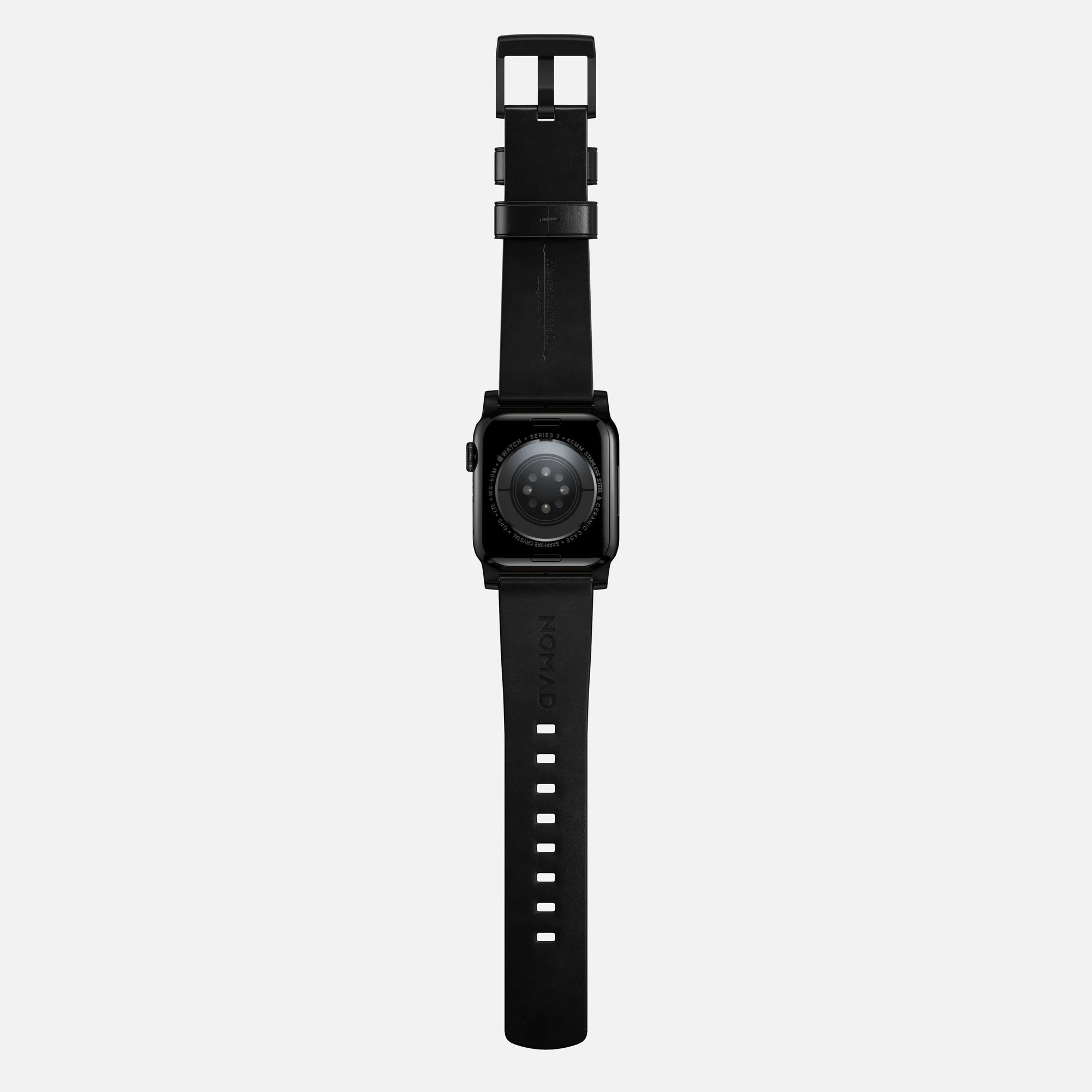 Nomad Modern Apple Watch leren bandje (zwart)