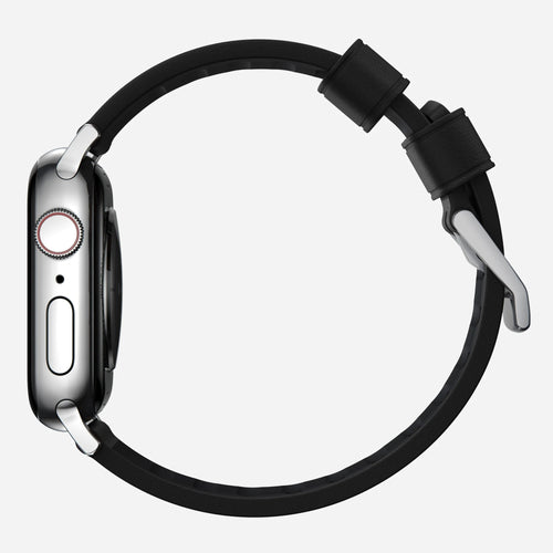 Nomad Active Pro Apple Watch hybride bandje (zwart/zilver)