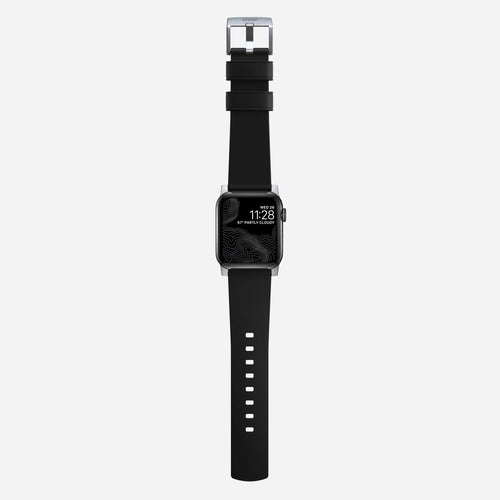 Nomad Active Pro Apple Watch hybride bandje (zwart/zilver)