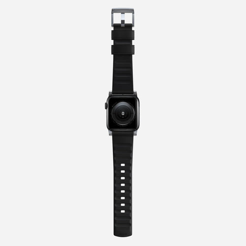 Nomad Active Pro Apple Watch hybride bandje (zwart/zilver)