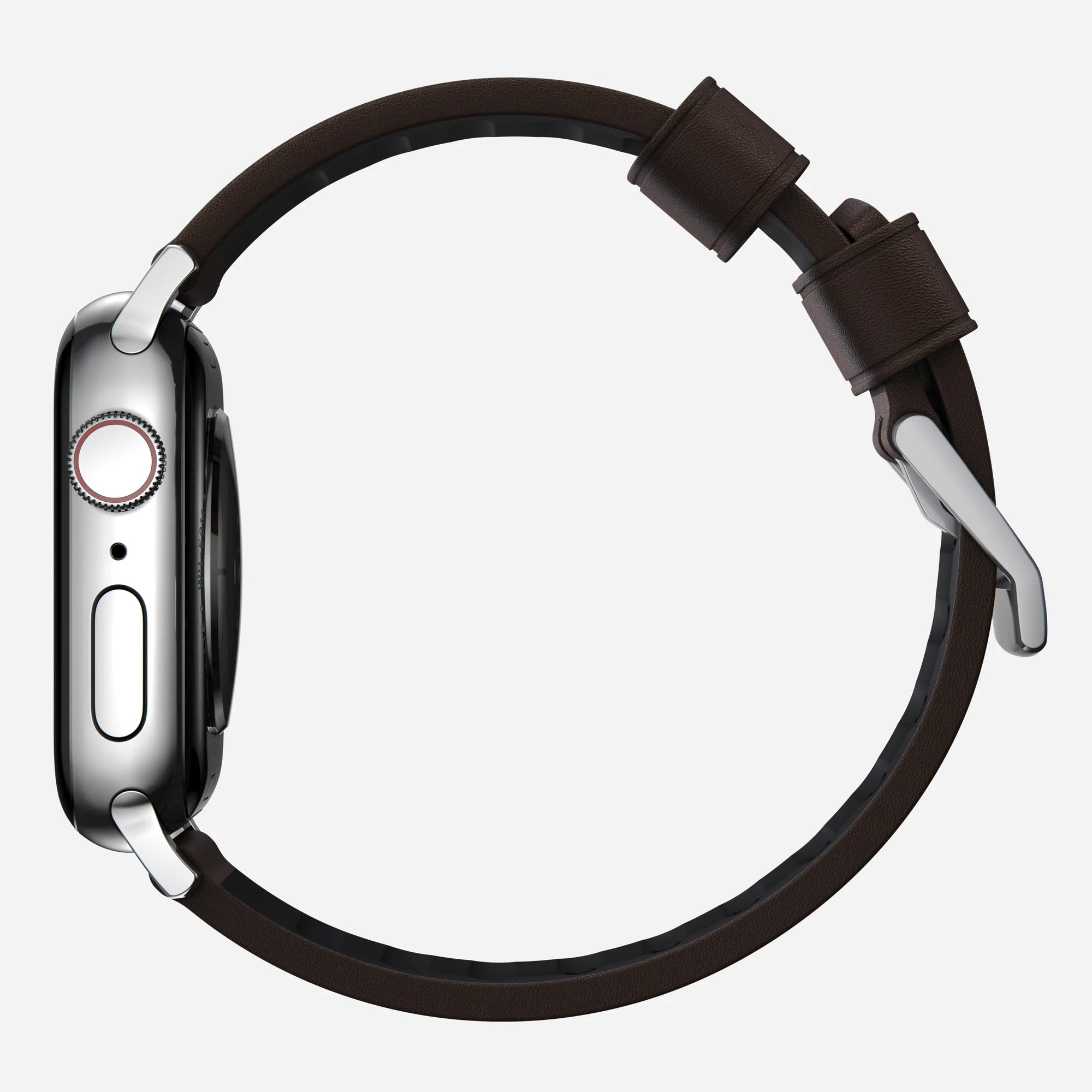 Nomad Active Pro Apple Watch hybride bandje (bruin/zilver)
