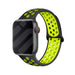 Apple Watch sport band (zwart/geel) 