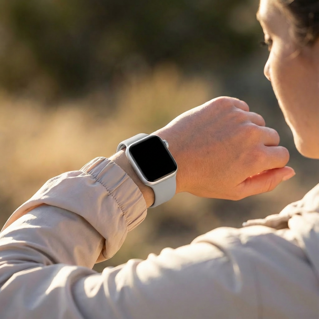 Apple Watch sport bandje (grijs)