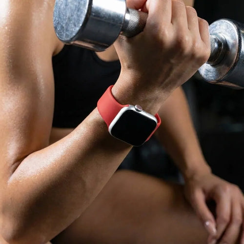 Apple Watch sport bandje (rood) 