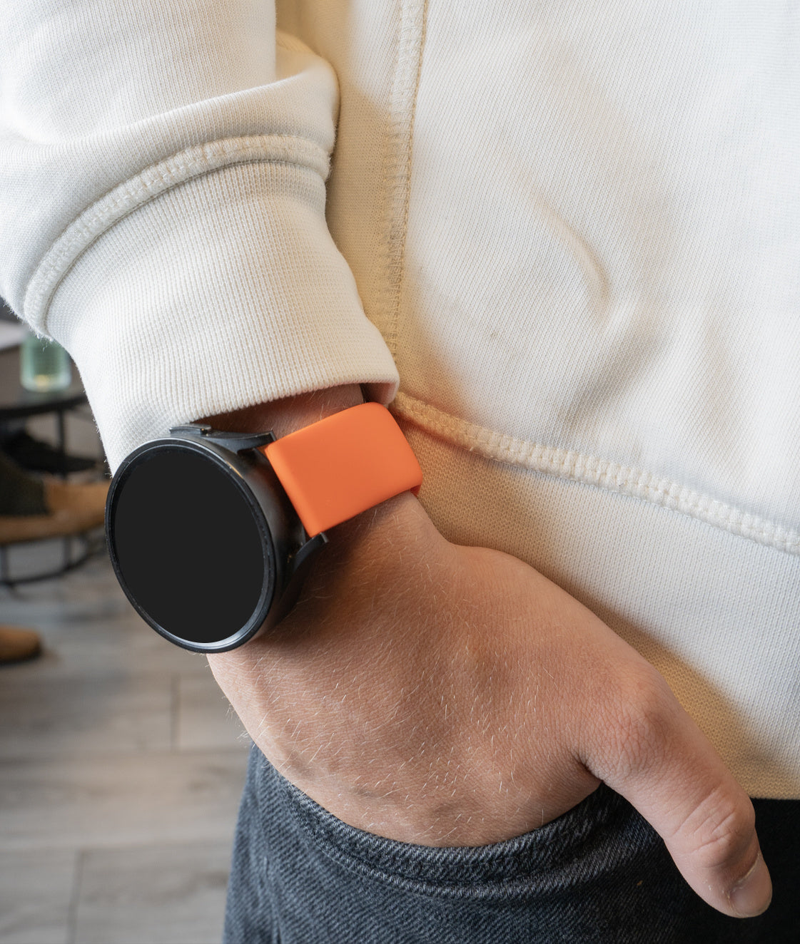 Withings ScanWatch Nova sport bandje (oranje)