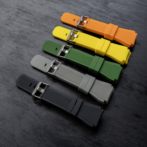 Coros Apex 46mm Twill Silicone Strap (Dark Green)