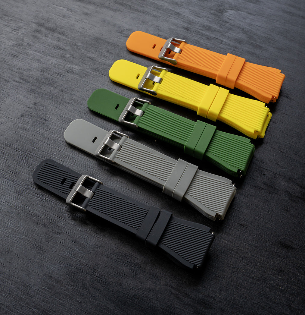 Withings Steel HR Sport twill siliconen bandje (zwart)