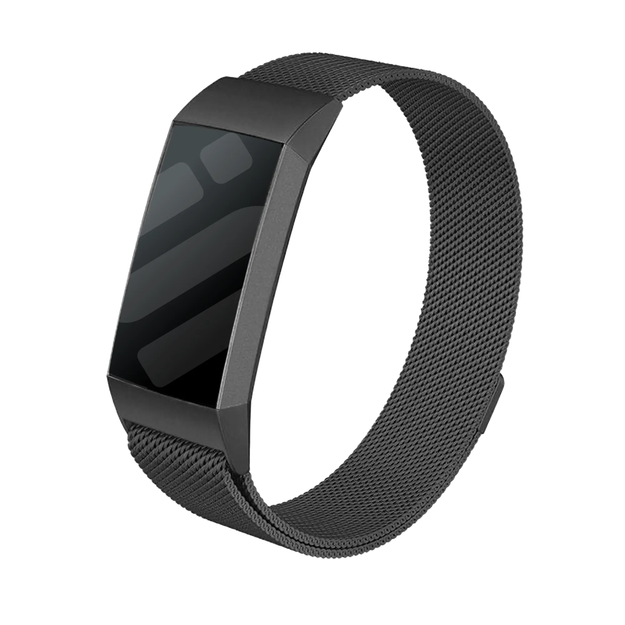 Fitbit Charge 4 Milanese band (zwart) 