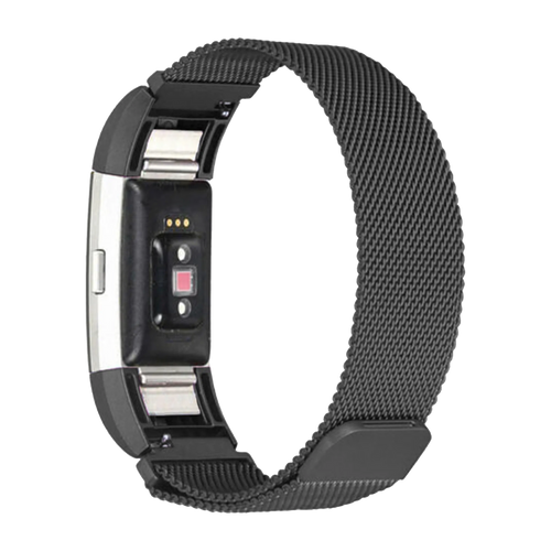 Fitbit Charge 3 Milanese band (zwart)