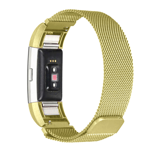 Fitbit Charge 4 Milanese band (goud)