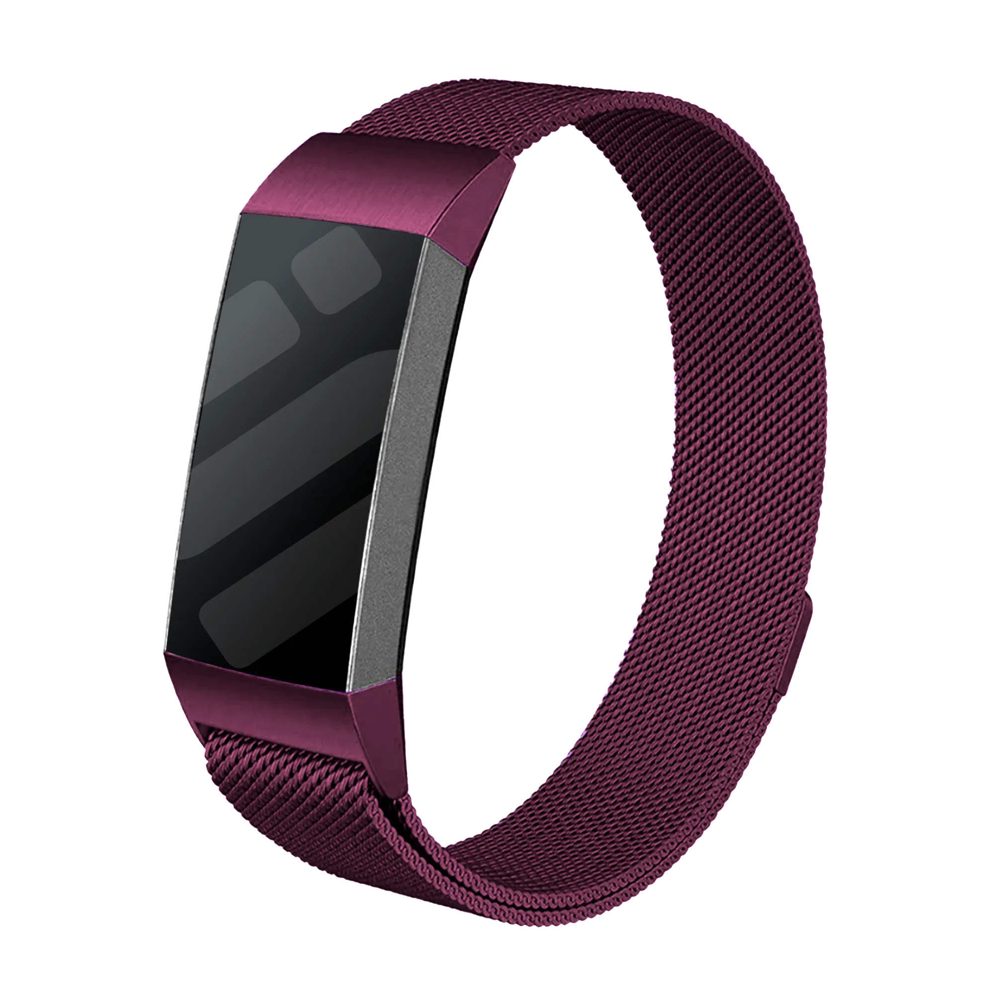 Fitbit Charge 4 Milanese band (paars)