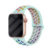 Apple Watch Sport Strap (Light Blue/Rainbow)