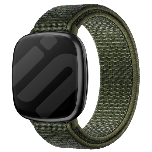 Fitbit Sense nylon bandje (groen)