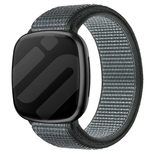 Fitbit Versa 3 Nylon Strap (Grey-Green)