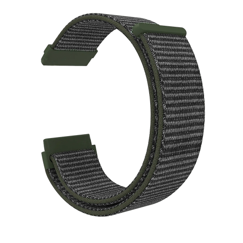 Fitbit Versa 3 Nylon Strap (Grey-Green)