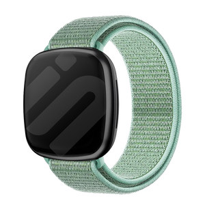 Fitbit Sense nylon bandje (mint groen)