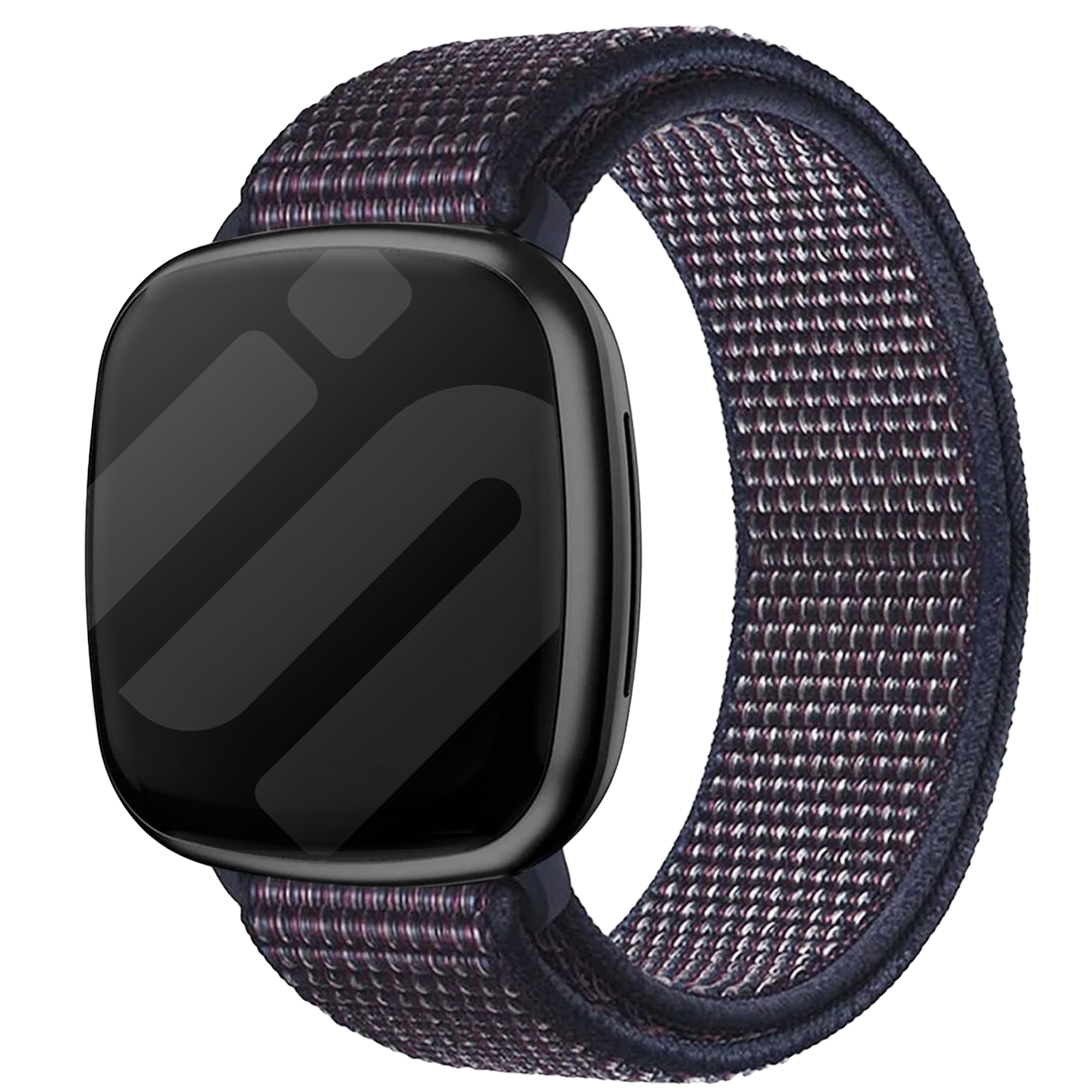 Fitbit Versa 3 nylon bandje (indigo blauw)