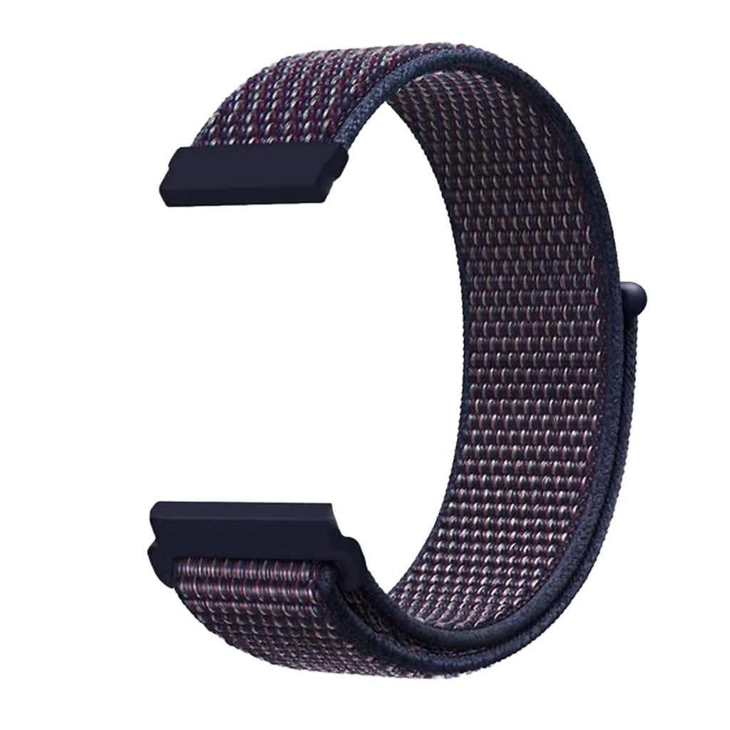 Fitbit Versa 3 nylon bandje (indigo blauw)