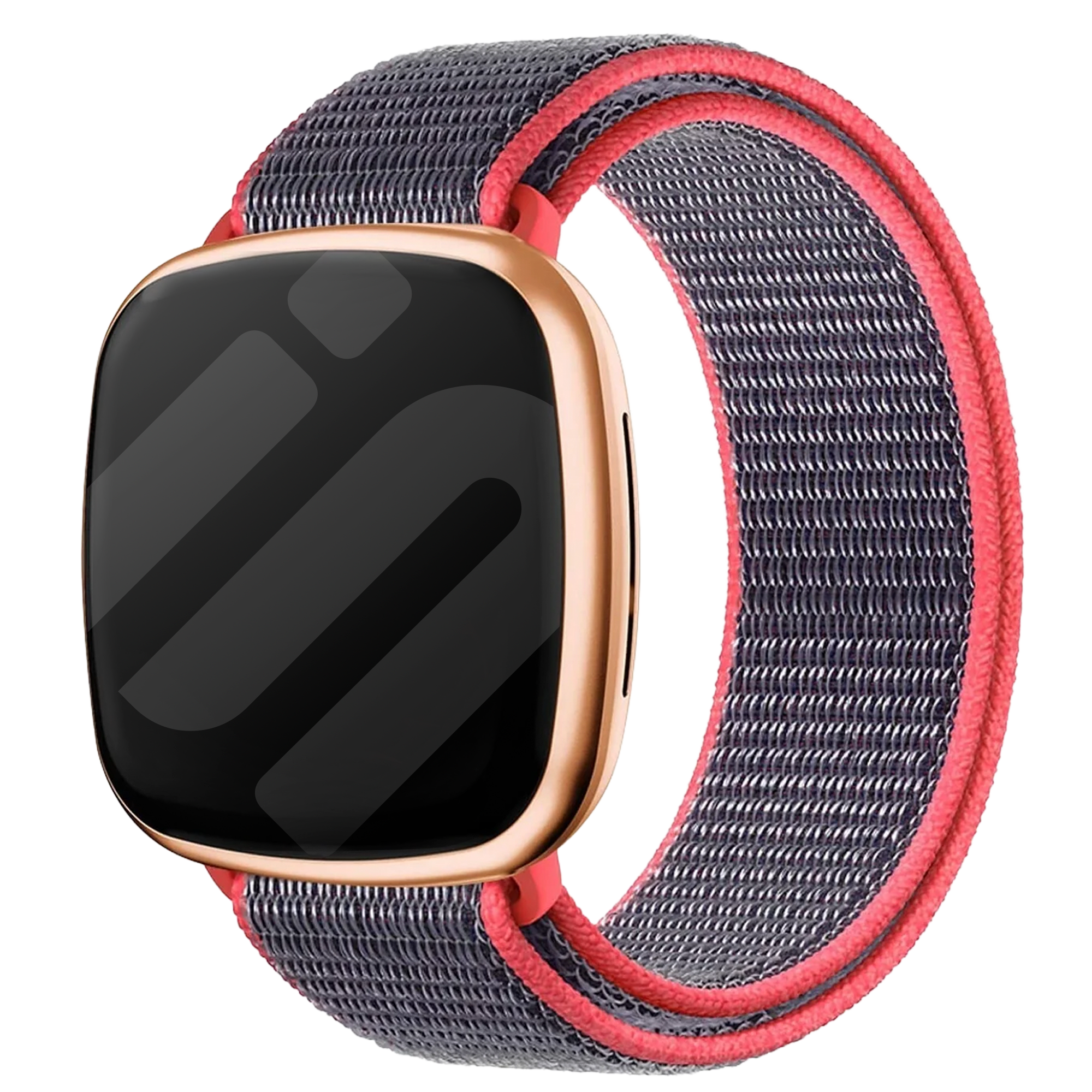Fitbit Sense nylon bandje (bright powder)