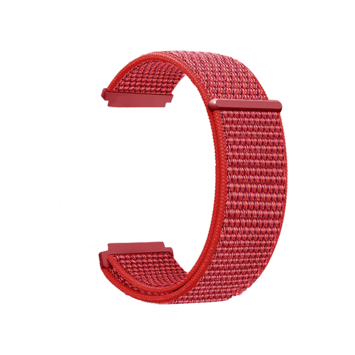 Fitbit Sense nylon bandje (rood)