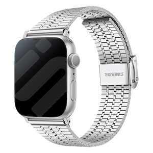 Apple Watch roestvrij stalen band (zilver)