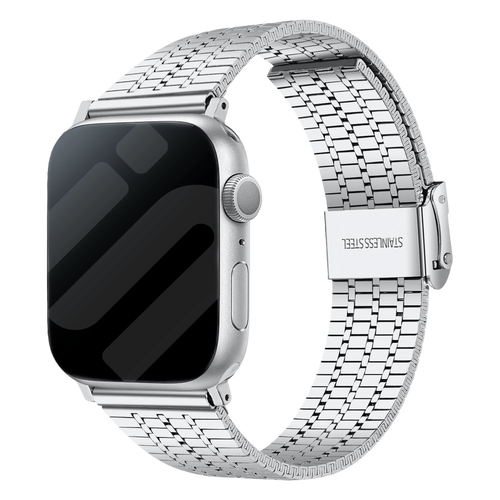 Apple Watch roestvrij stalen band (zilver)
