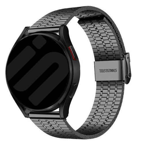 Amazfit Bip 3 (Pro) roestvrij stalen band (zwart)
