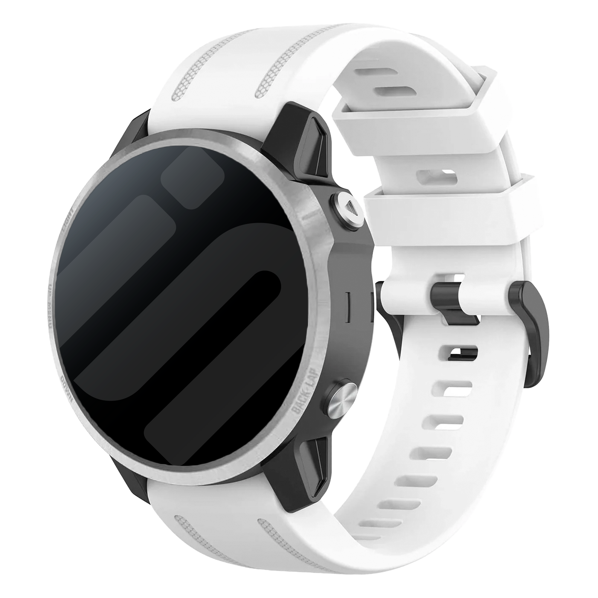 Garmin Fenix 5s / 6s siliconen bandje (wit)