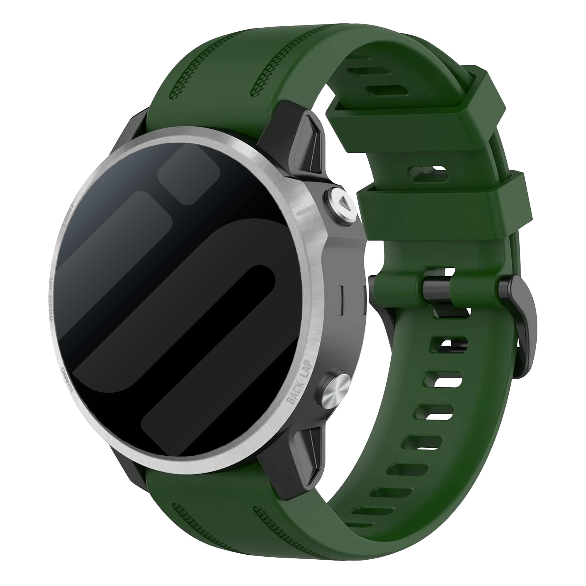 Garmin Fenix 5s / 6s siliconen bandje (legergroen)