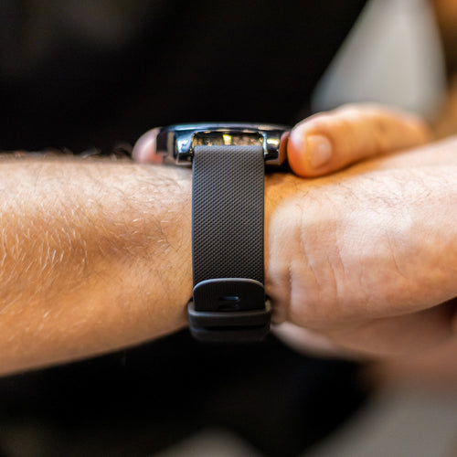 Suunto 9 Peak Pro luxe siliconen bandje (zwart)