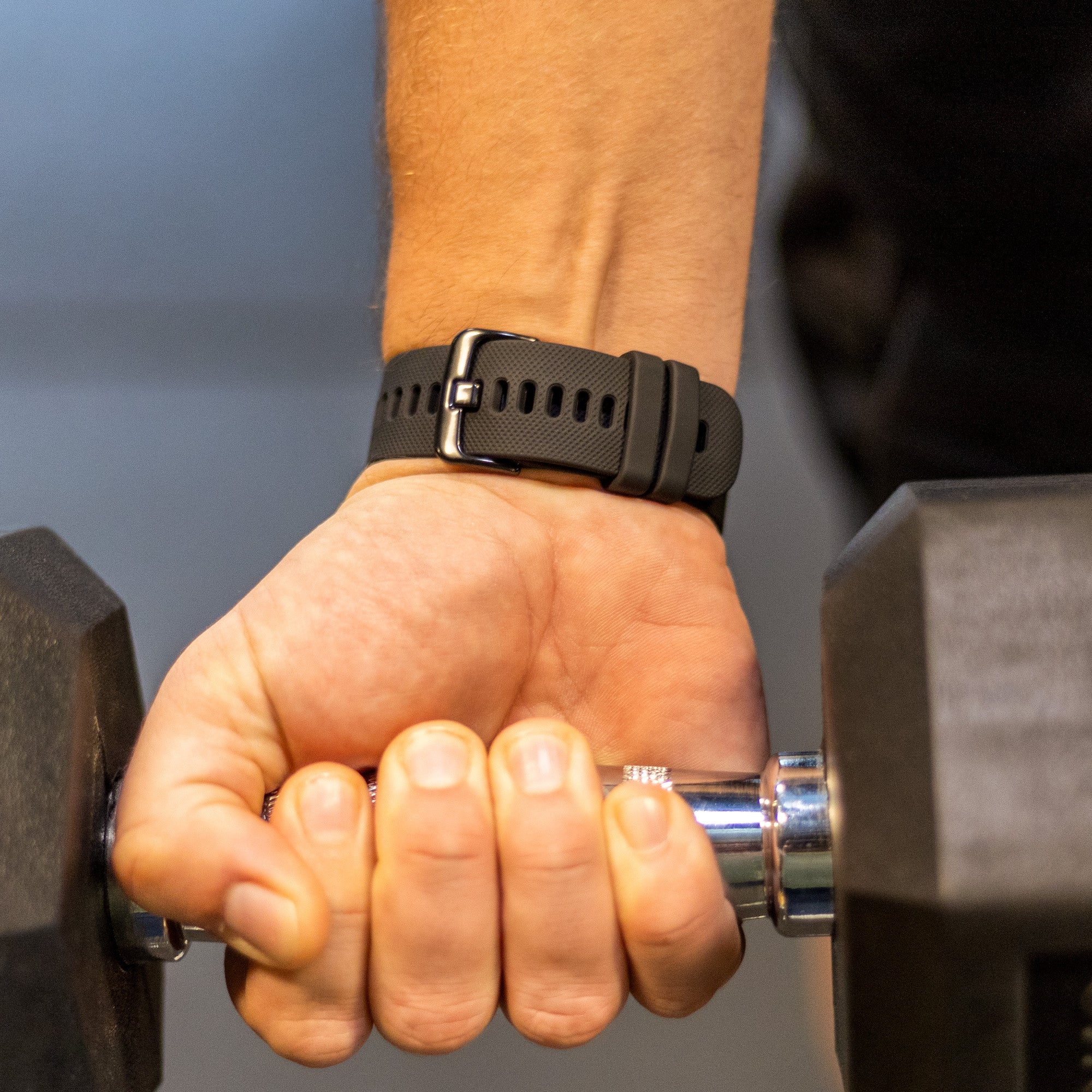 Amazfit Bip 5 luxe siliconen bandje (zwart)