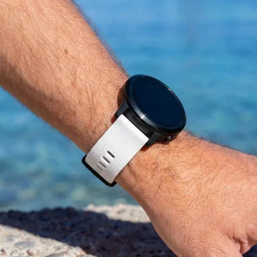 Coros Pace 4 Premium Silicone Strap (White)