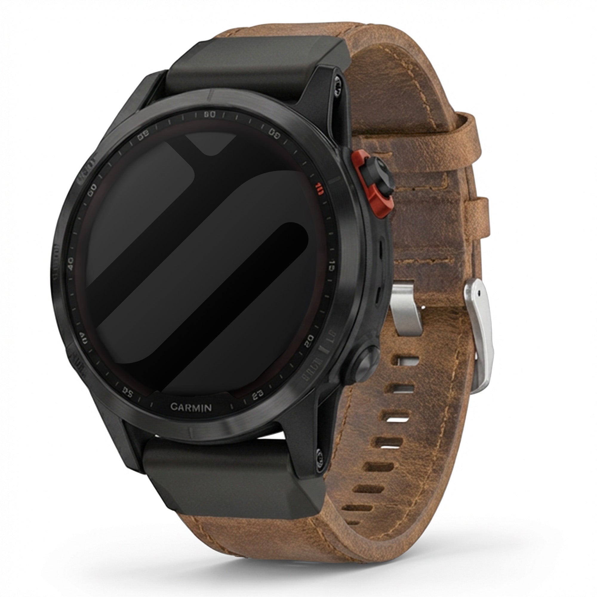Garmin Fenix 7 leren bandje (bruin)