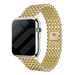 Apple Watch stalen kralen band (goud)