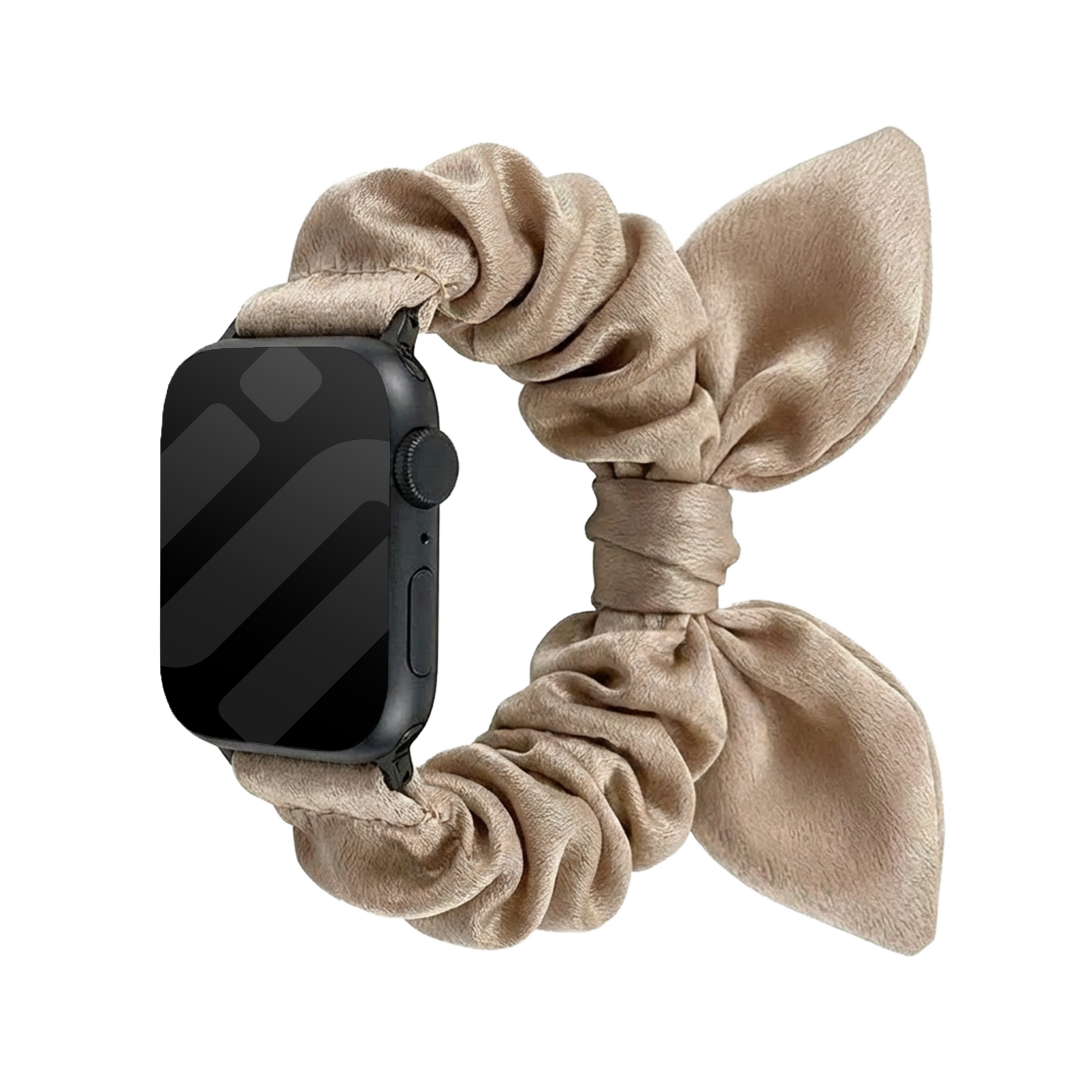 Apple Watch Scrunchie Butterfly bandje (beige)