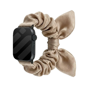 Apple Watch Scrunchie Butterfly bandje (beige)